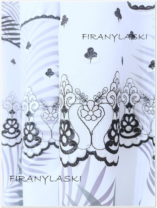 Firany Zasłony komplet do pokoju kuchni