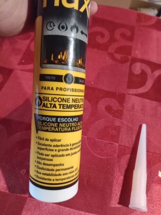 Silicone preto de alta temperatura