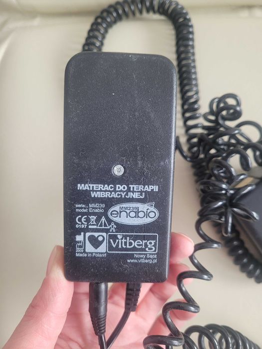 Zestaw Materac do terapii wibracyjnej Vitberg Enabio Krzesło Poduszka