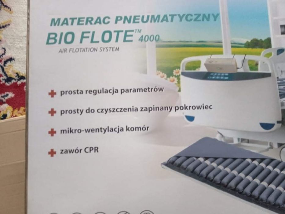 Nowy materac przeciwodleżynowy