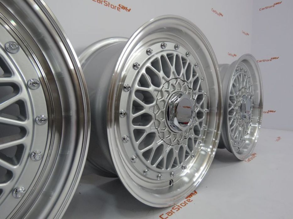 Jantes Look BBS RS 15 x 7 et30 4x100 + 4x114.3 Silver