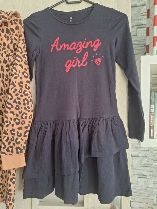 Zestaw 2 sukienek rozmiar 158 cm.