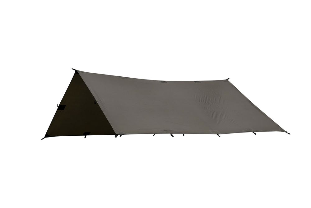 Tarp turystyczny płachta biwakowa 3m x 3m TigerWood Czarny