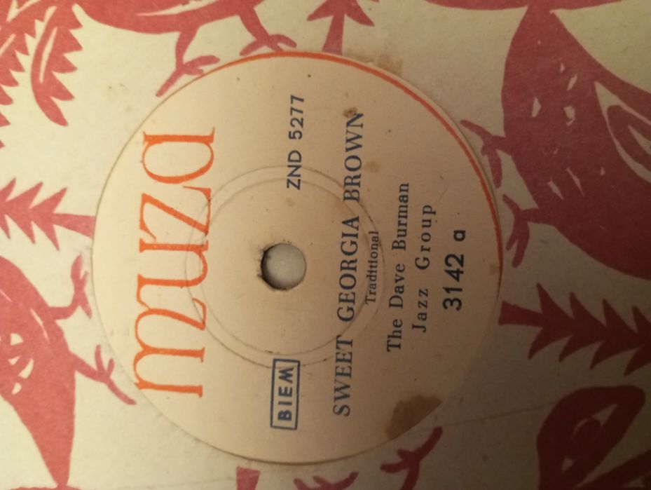 Muza - płyta szelakowa przedwojenna Jazz Group The Dave Burman