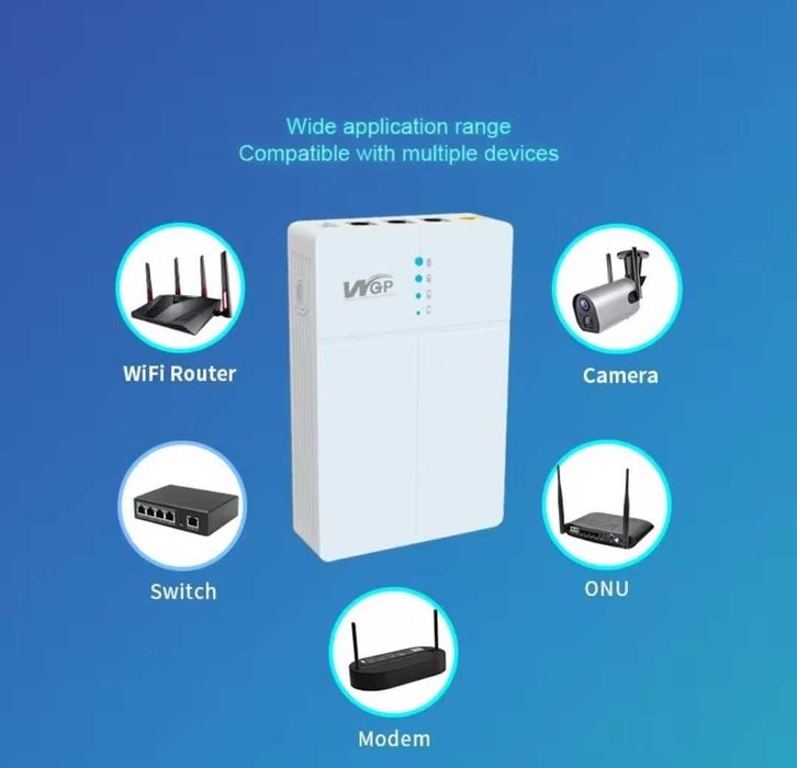 Mini UPS безперебійник для роутера WGP Optima 302 27W 13500Mah