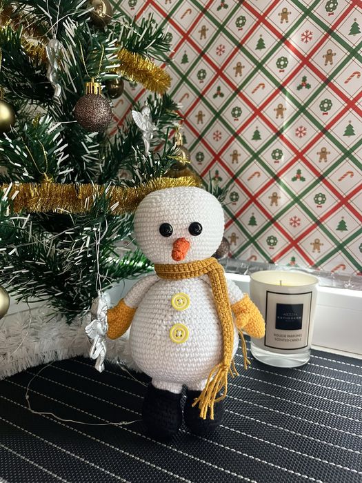 Скандинавський гном, новорічні іграшки, амігурумі