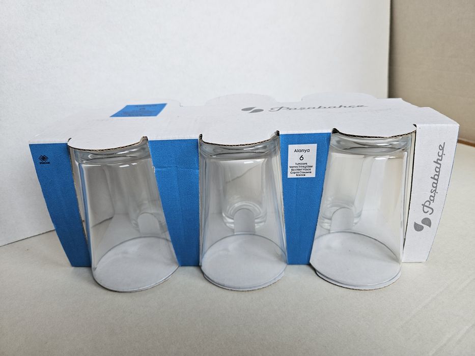 Conjunto 6 Copos Vidro Alanya Novos