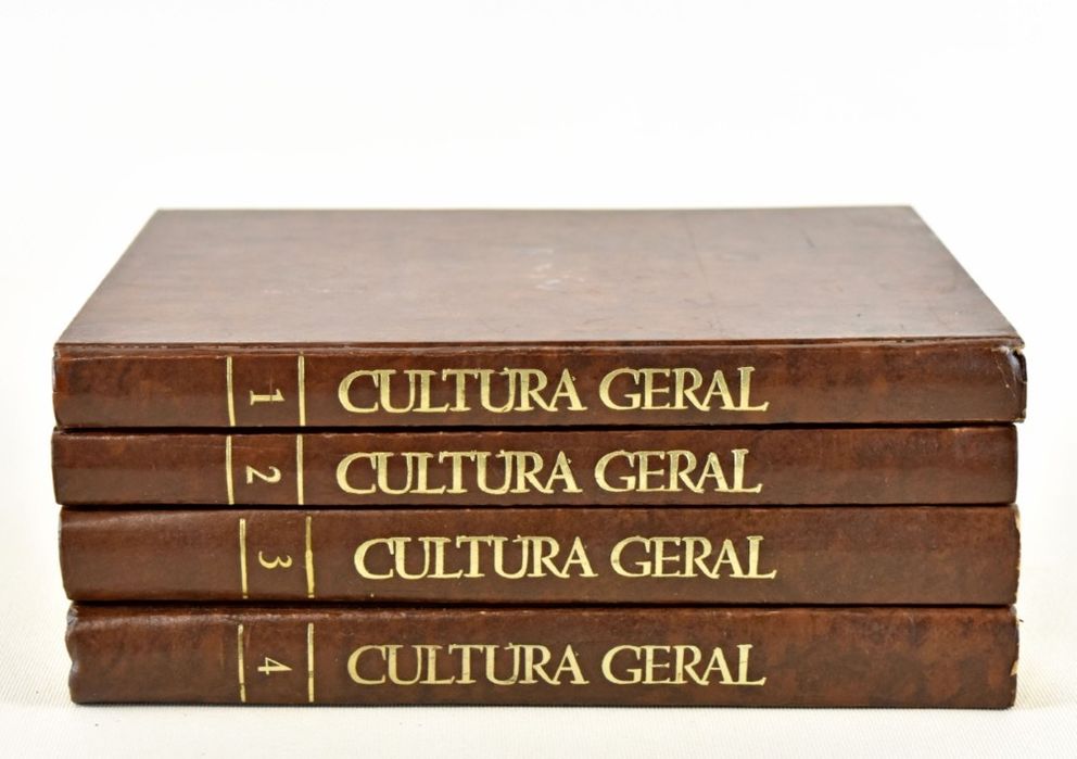 CULTURA GERAL - coleção COMPLETA de 4 volumes.