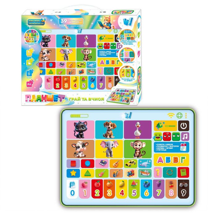 Інтерактивний навчальний Планшет Грай та вчися 30391 WToys укр.мова