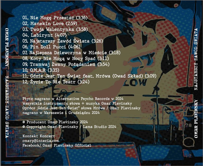 Omar Plavinsky CD Najstarszy Zawód Świata 2024