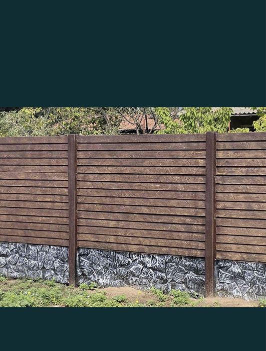 Бетонна огорожа стовпчики доставка