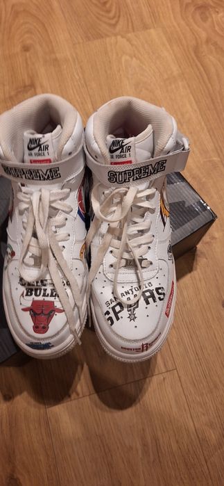Air Force I high x Supreme x NBA