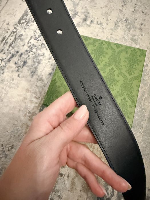 Шкіряний пасок Gucci
