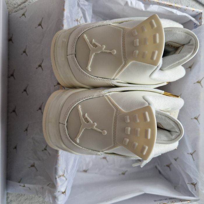 Jordan 4 white & gold 44.5