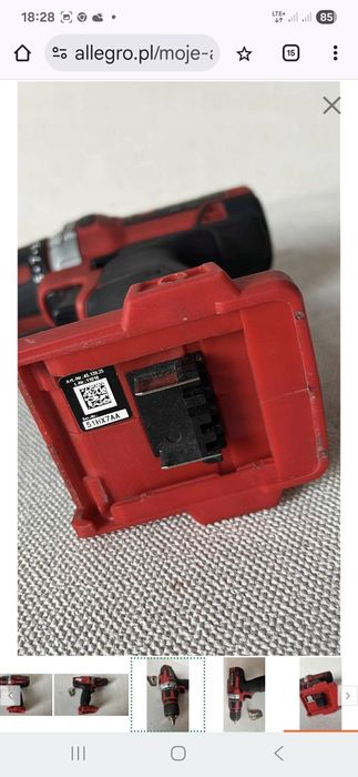 Wkretarka einhell 18v TE-CD 18/40