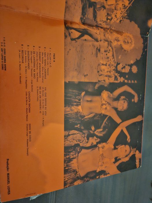 Vinil Carnaval de Ary Lopes e Shela