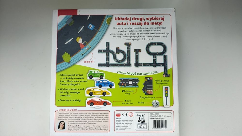 Kapitan Nauka - Droga - Duże puzzle i gra planszowa + gratis