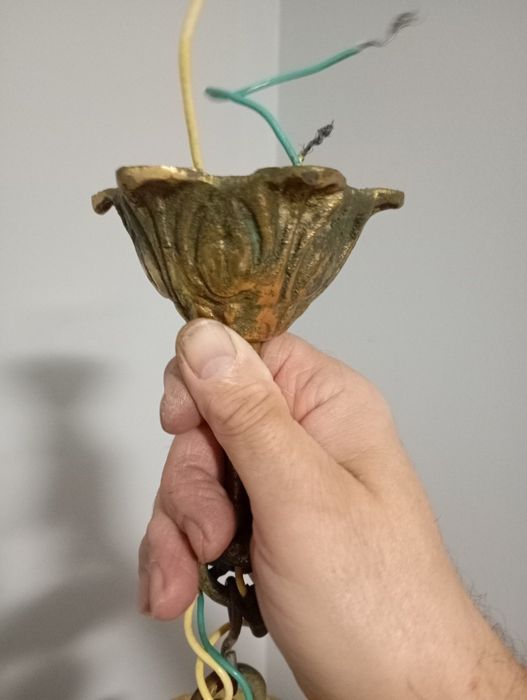 Люстра латунная. СССР