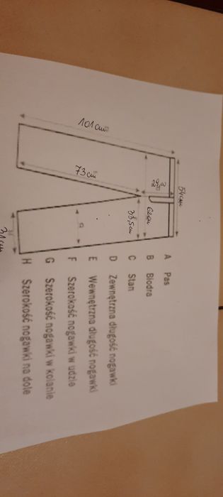 Spodnie nowe rozmiar 20/49  55% Len