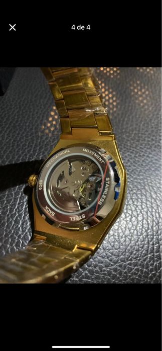 Longlux Skeleton Automatic Gold Edition