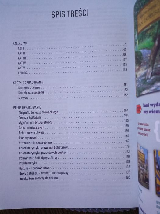 Sprzedam książkę Balladyna