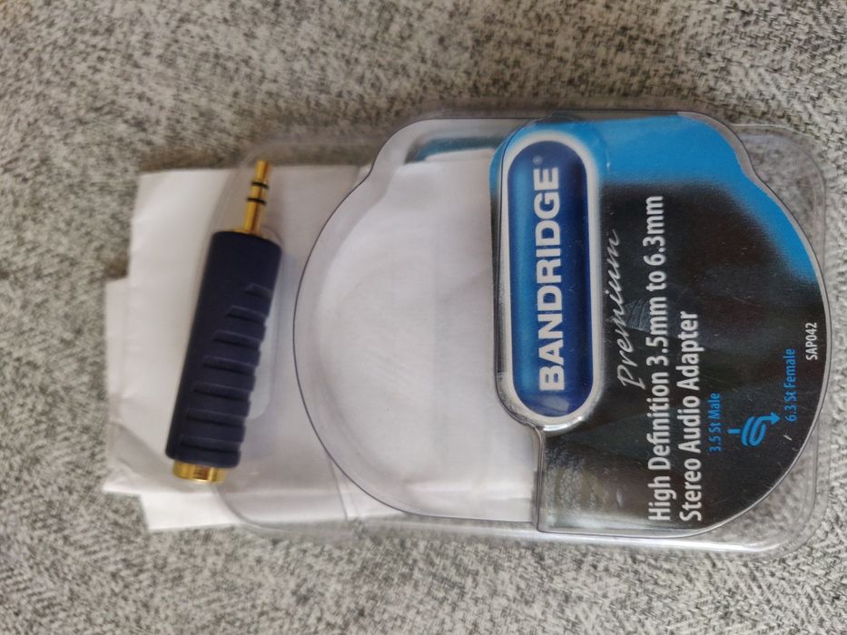 Adapter 6.3mm na 3.5mm Bandridge