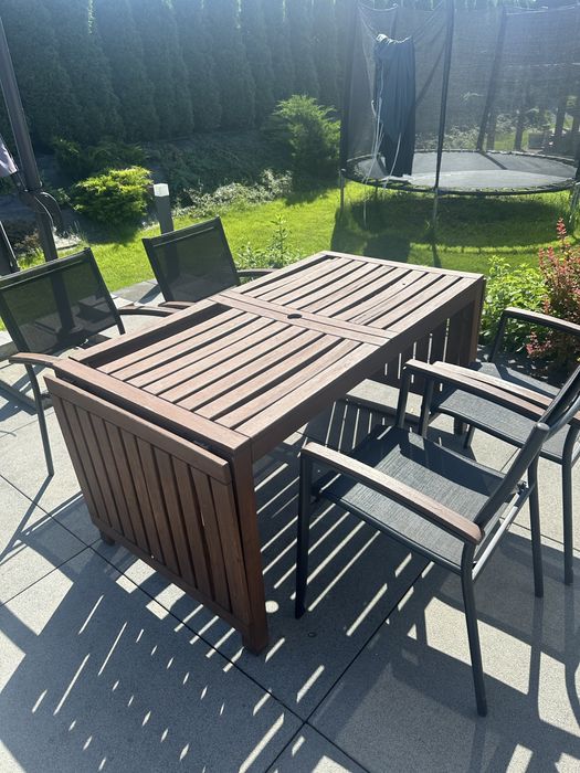 Stoł ogrodowy drewniany Ikea