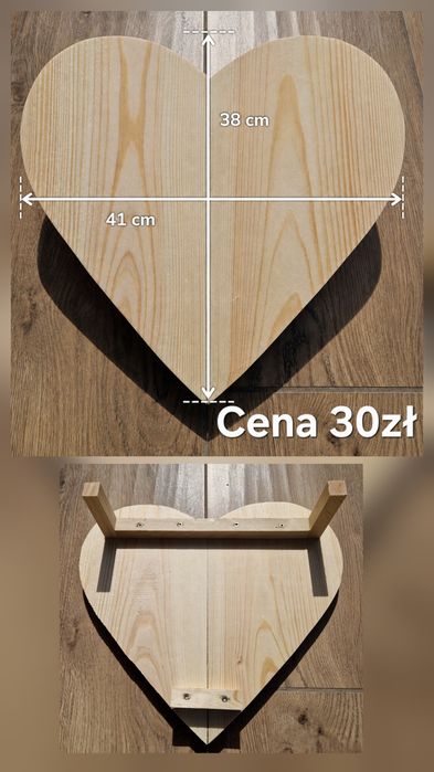 Baza pod kompozycje kwiatowe, nagrobne - serce