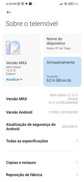 Redmi 9T,como novo