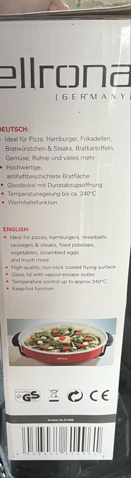 Patelnia elektryczna ellrona