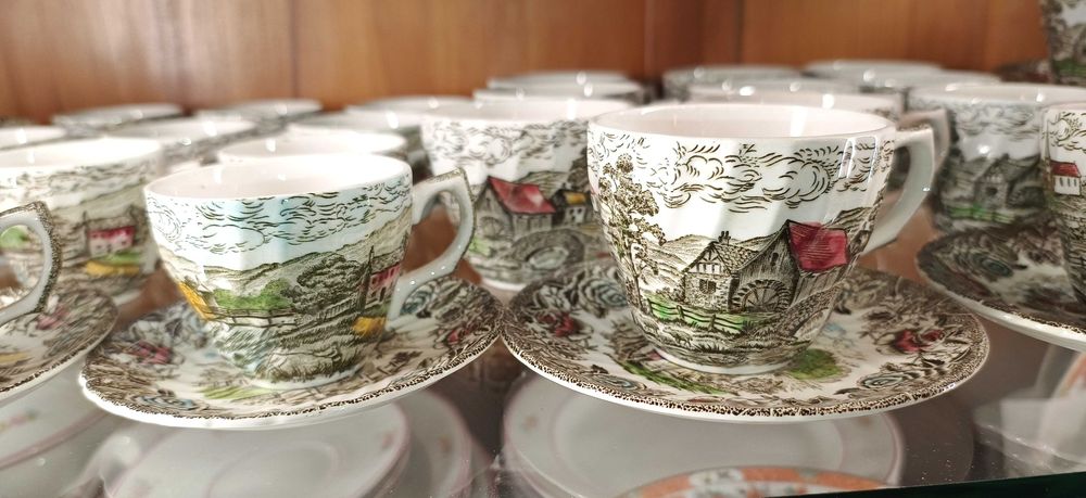 Serviço Chá Café Inglês English Country Scenes