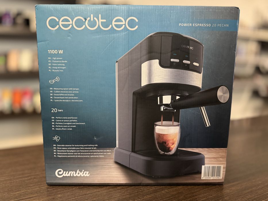 Cecotec Kompaktowy ekspres do kawy Espresso Power Espresso 20 Pecan
