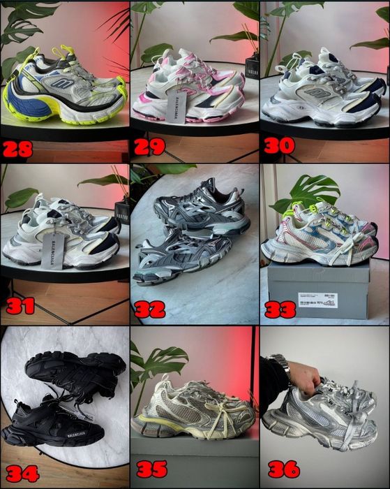ВСІ МОДЕЛІ‼️ Унісекс кросівки Balenciaga Track, Runner, 3XL, 10XL