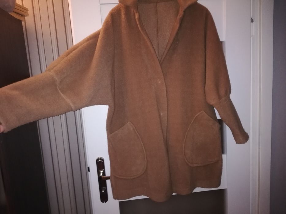Alpaka Kardigan płaszczyk płaszcz XL 42