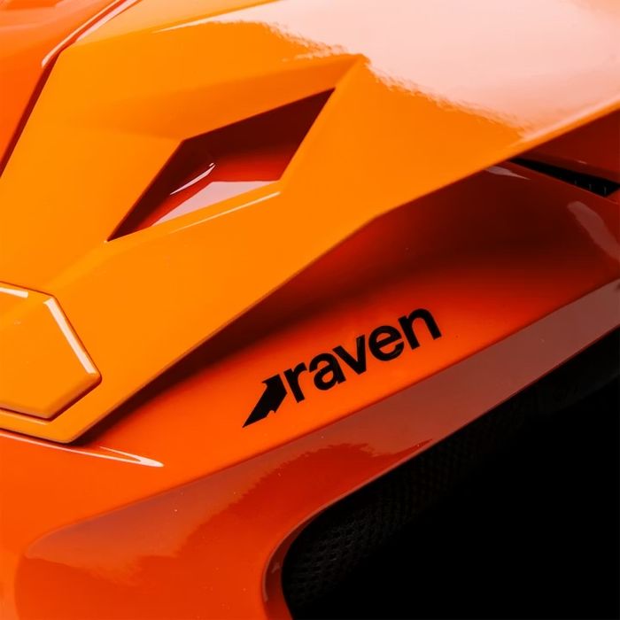 Кросовий мотошолом Raven Onyx Orange