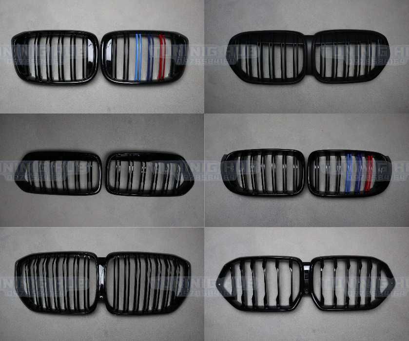 Решетка радіатора ноздри BMW бмв M стиль чорні глянец G06 G05 G01 F25