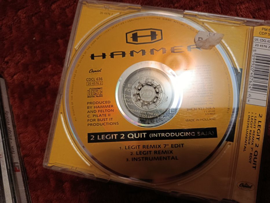 Hammer – 2 Legit 2 Quit singiel cd