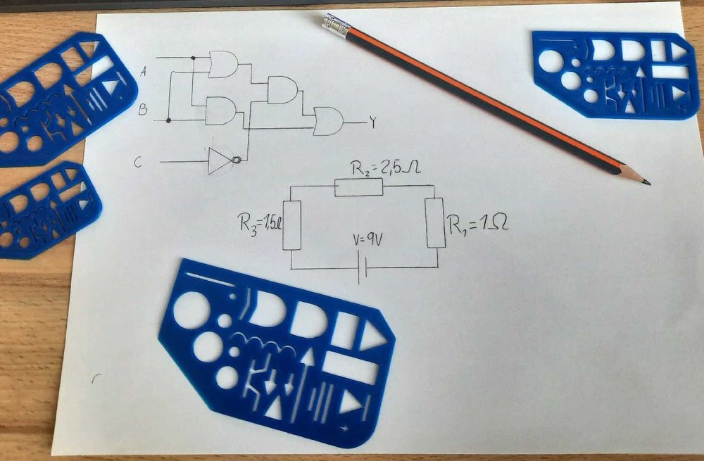 Kieszonkowy Szablon Podstawowych Schematów Elektrycznych –początkujący