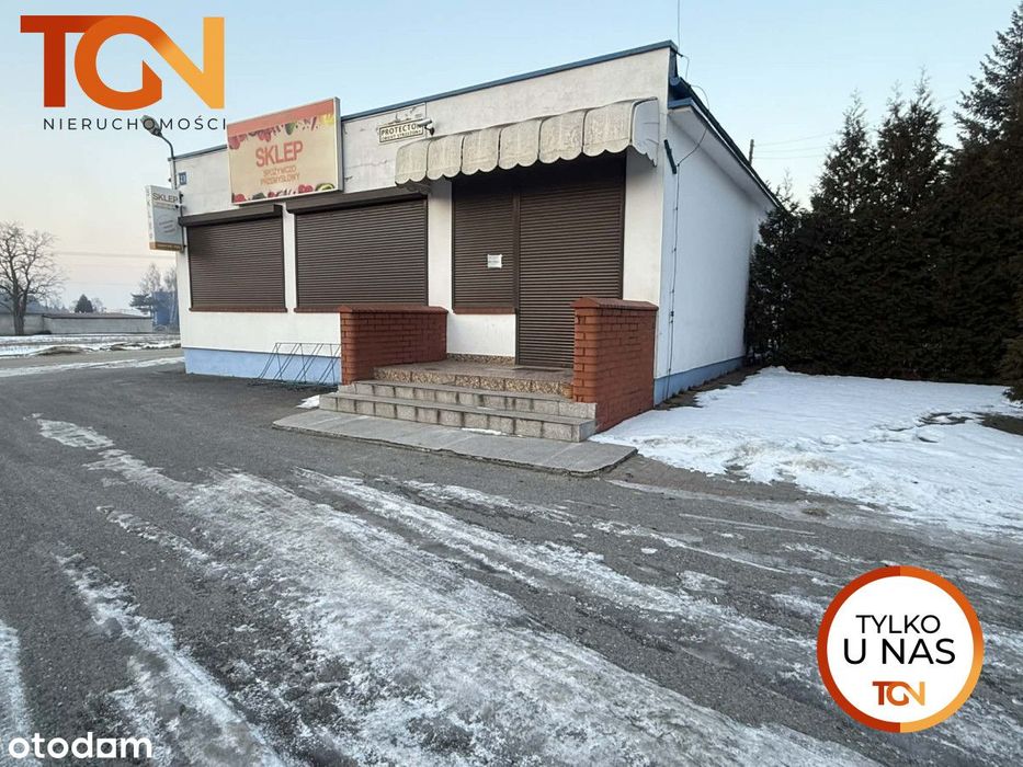 Lokal przy ruchliwej trasie 708 + 2400 m² działki