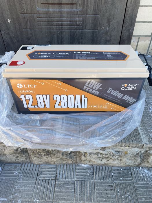 Акумулятор новий Power Queen LiFePO₄ 12.8V 280Ah BMS 200A