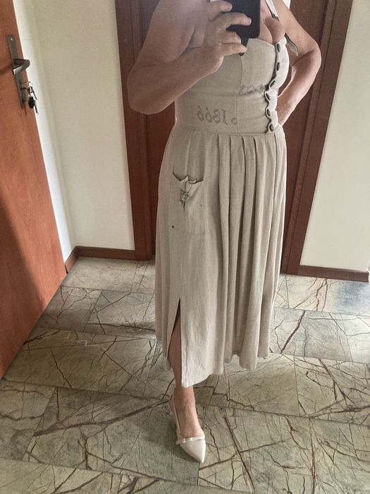 Suknia 3/4 100% lniana ze sklepu specjalistycznego w Bawarii Landhaus