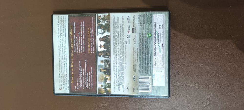 DVDs Piratas das Caraíbas Edição Limitada