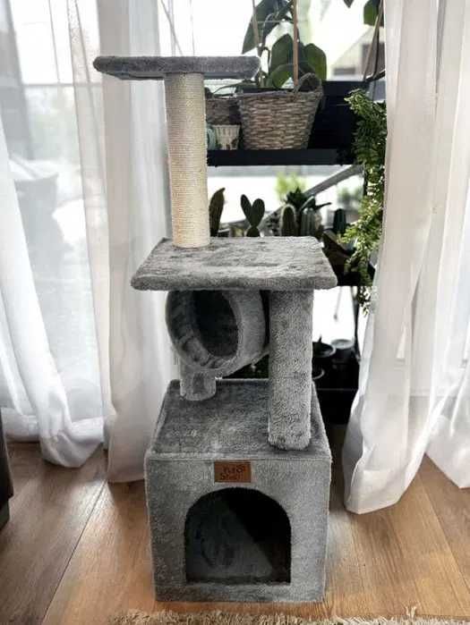 Drapak dla kota wieża legowisko domek tunel budka słupek stabilny NOWY