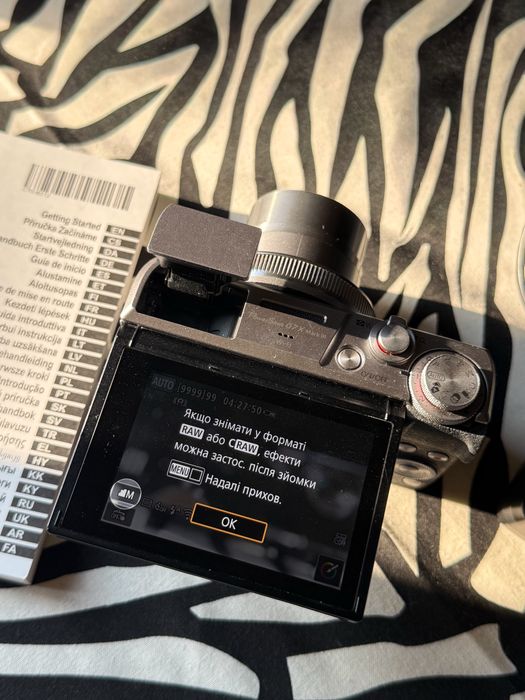 Canon g7x mark iii silver. Є гарантія. Новий!