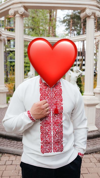 Весільний комплект для пари / вишита сукня та чоловіча вишиванка