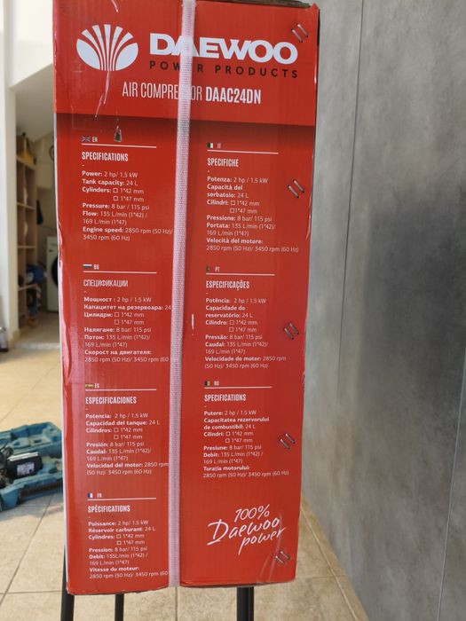 Compressor 24L 2HP Novo