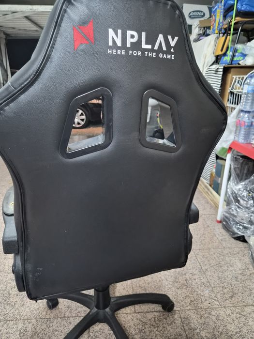 Cadeira Gaming NPLAY Vermelha e Preta