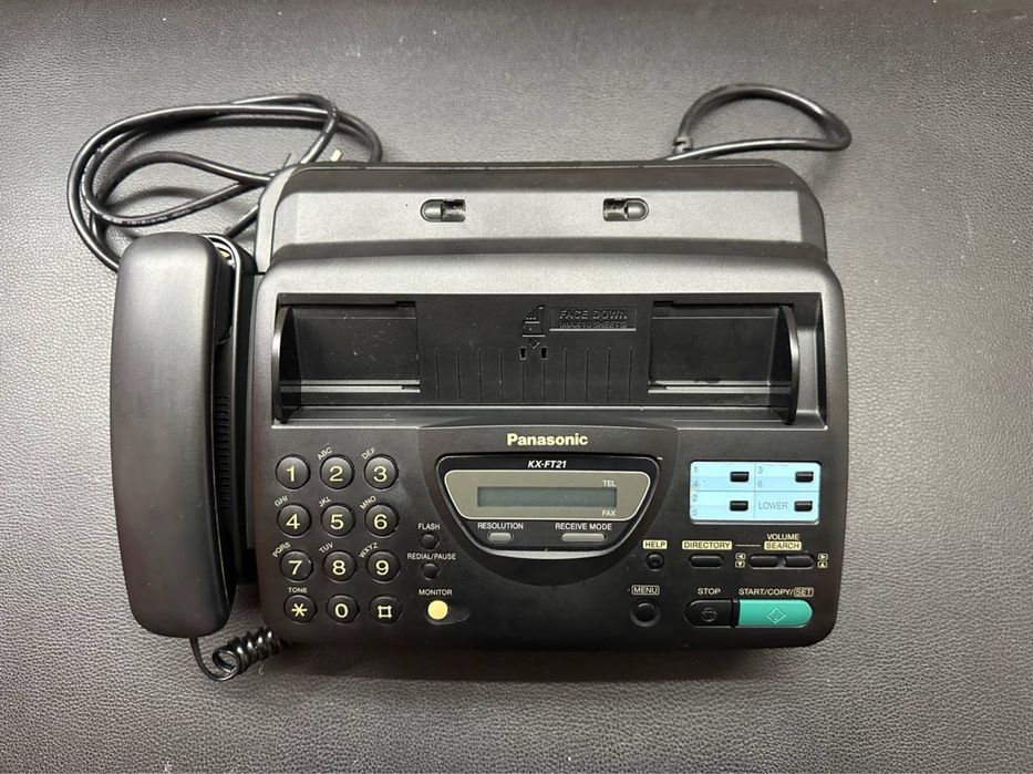 Телефон рабочий серый графит ретро стиль