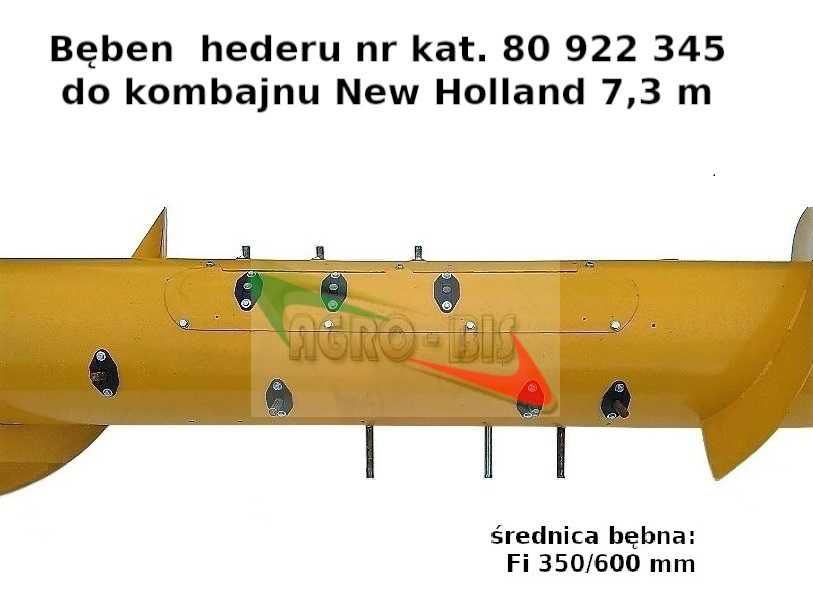 Bęben hederu New Holland  9 m - fi 40 niekompletny WZMOCNIONY!