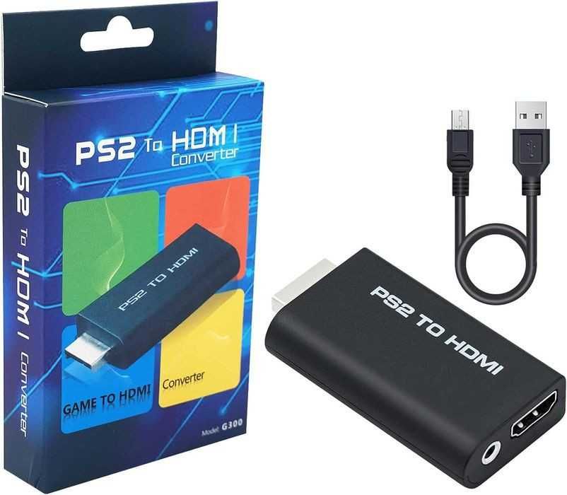 PS2 - Conversor PlayStation 2 para HDMI - NOVO